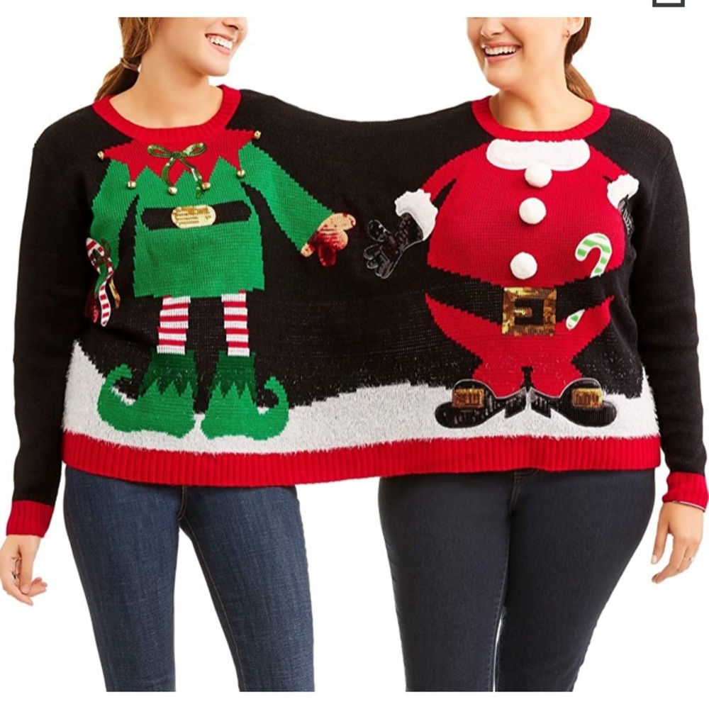 Holiday Time Women's Embellished Double Two Person